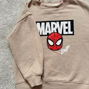 H&M Kids Beige Marvel Spider-Man Hoodie